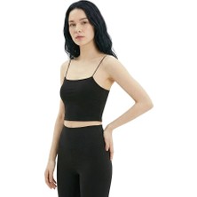 Newhappylife Kadın Şık Büstiyer & Ip Askılı Crop & Kadın Iç Giyim & Dış Giyim & Penye Bluz