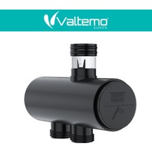 Türkiye Nalbur | Valtemo Siyah Duş Seti Yönlendiricisi Vanası – Push Mode Butonlu