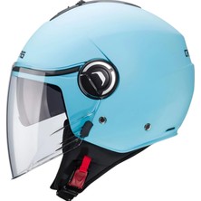 Caberg Motosiklet Kaskı Riviera V4 Güneş Vizörlü Açık Mavi Motorcu Kaskı
