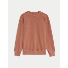 Marks & Spencer Saf Pamuklu Sweatshirt
