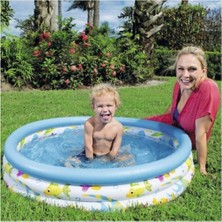 Bestway Çocuklar Için Mavi Şişme Havuz, Balık Desenli, 102X25CM