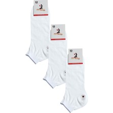 Maruf Shop 3 Lü Paket Büyük Numara Geniş Kalıp Erkek Patik Çorap 44-48