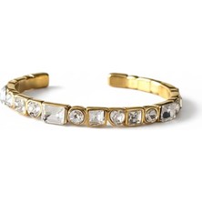 Diva Viva - Aura Antique Serisi - Kadın Çelik Vintage Bileklik - Model 03 (KOD-415)