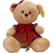 Trust Store Kıyafetli Peluş Ayı 32 cm  Elbiseli Sevimli Peluş Oyuncak Yumuşak Dokulu Hediye Ayıcık