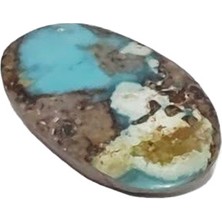 Hasyılmaz Doğal Iran Nişabur Firuze (Turkuaz) Taşı 12 Karat - 2,40 Gram T043