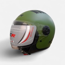 Ncr Kask Çenesiz 230 Ece 22/06 Belgeli-Yeşil