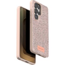 Pazarcan Onegif Galaxy S26 Bright Simli Kapak - Pembe