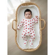 Buufuu Baskılı Bebek Uzun Kollu Çıtçıtlı Zıbın