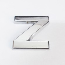 SHN Z Harfi 3,75 cm Krom Yapışkanlı