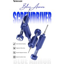Mechanic Blue Armor 4'ü 1 Arada Manyetik Hassas Tornavida Seti