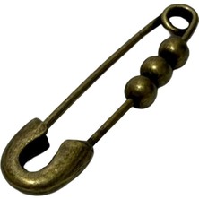 Hasyılmaz Bronz Bronş Çengelli Iğne 10 Adet
