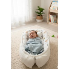 Yuar Baby Babynest Bebek Yatağı Velsoft Kumaş Müslin Kumaş
