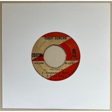 Odeon Plak Tarık Gürcan 4 Şarkılık 45 Lik Plak (Orijinal Dönem Baskı)