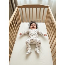 Buufuu Baskılı Bebek Uzun Kollu Çıtçıtlı Zıbın