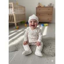 ruhaay Bebek Yeni Doğan Baskılı Mevsimlik Bereli Patikli Alt Üst Takım