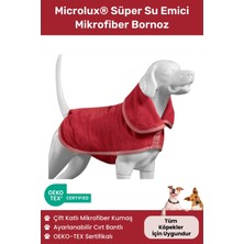 Feyza Design Yumuşak Mikrofiber Köpek Bornozu, Süper Emici ve Lüks Havlu