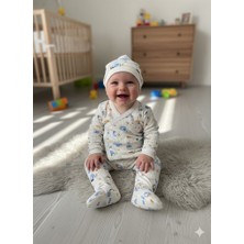 ruhaay Bebek Yeni Doğan Baskılı Mevsimlik Bereli Patikli Alt Üst Takım