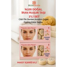 Ruşur Taşı Beyazlatıcı Ölü Derilerden Arındırıcı Yüz ve Vücut Peelingi 16 Adet (Iran Hamam Taşı)