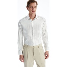 Lc Waikiki Yeni Sezon Slim Fit Uzun Kollu Çizgili Erkek Gömlek