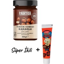 Kms Home Harras Glutensiz Kakaolu Fındık Ezmesi 350 gr + Koska Tahin Pekmez Tüp 40 gr