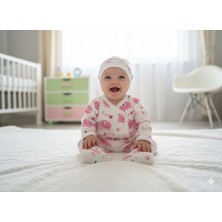 ruhaay Bebek Yeni Doğan Baskılı Mevsimlik Bereli Patikli Alt Üst Takım