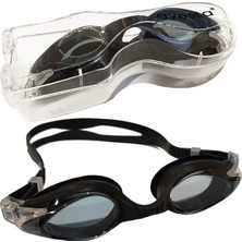 PremiumPort Yüzücü Gözlüğü Siyah, Konforlu ve Şık Tasarım, Su Geçirmez Özellikli