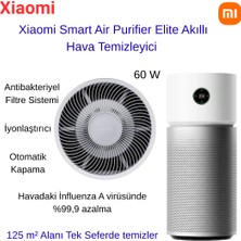 Xiaomi Smart Air Purifier Elite Akıllı Hava Temizleyici + Xiaomi Baskül Hediye