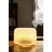 Exenar Oda Nemlendirici Buhar Makinesi Ultrasonik Hava Nemlendirici Kumandalı 7 Renk Gece Lambası 500ML