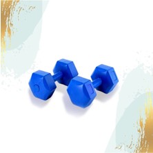 PremiumPort Dambıl Ağırlık Seti 3x2 kg Vinyl Kaplama, Ev ve Spor Salonları Için