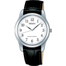 Seiko Seıko SCXP033 Siyah Deri Kordon Ince Kasa Rakamlı Erkek Kol Saati