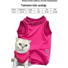 Feyza Design Sevimli Evcil Hayvanlar Için Renkli Atlet ve Kolyeli Kombinasyon