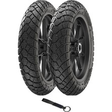 Anlas 90/90-17 ve 110/80-17 SC500-KIŞLIK (2025) Tvs Apache RTR200 Ön ve Arka Lastik Seti + Olgun Motor Anahtarlık