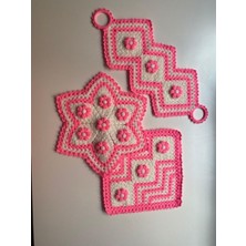 öztürk Çeyizlik ve Banyo Lif Takımı 3'lü Set.