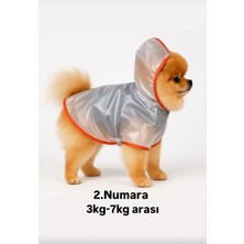 Feyza Design Şeffaf Kedi Köpek Yağmurluk Mont Ceket, Koruyucu ve Şık Tasarım