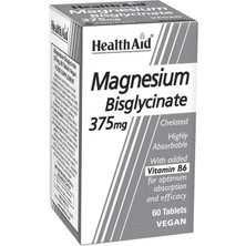 Health Aid Magnesium Bisglycinate 375MG Tablets