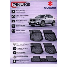 PINUKS Suzuki S-Cross 2025 3D Premium Araca Özel Oto Paspas Seti