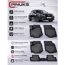 PINUKS Ds Ds3 Crossback 2018 3D Premium Araca Özel Oto Paspas Seti