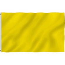 PremiumPort Cankurtaran Bayrağı Sarı, Güvenli ve Görünür Plaj Uyarı Simgesi