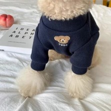 Feyza Design Kış Teddy Köpek Gömleği, Yavru ve Pomeranian Için Iki Bacaklı Tasarım