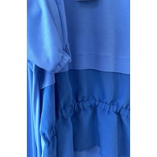 Nuss Fırfırlı Saks Takım