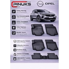 PINUKS Opel Astra J  2016 3D Premium Araca Özel Oto Paspas Seti