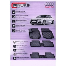 PINUKS Audı A1 2018 3D Premium Araca Özel Oto Paspas Seti