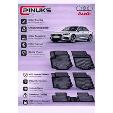 PINUKS Audı A4 (B8) 2011 3D Premium Araca Özel Oto Paspas Seti
