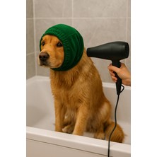 Feyza Design Köpekler Için Kulak Koruyucu Bandana, Yüksek Ses ve Traş Işlemine Uygun