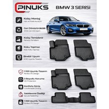 PINUKS Bmw 3 Serısı F31 Tourıng 2015 3D Premium Araca Özel Oto Paspas Seti