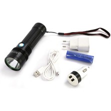 Skygo Baretta TK92 2000 Lümen Amerikan L2 LED Profesyonel Şarjlı El Feneri