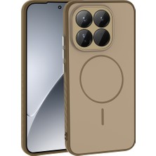 Alan Tech 15T Kılıf M-Safe Şarj Özellikli Zore Tea Kapak - Gold