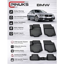 PINUKS Bmw X1 Plug-In Hybrit 2025 3D Premium Araca Özel Oto Paspas Seti
