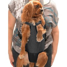 Feyza Design Yumuşak ve Şık Denim Köpek ve Kedi Taşıma Ana Kucağı