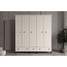 Doressa Risk Moon 5 Kapılı Gardırop